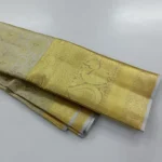 Kanchi tissue silk self rich pallu with blouse